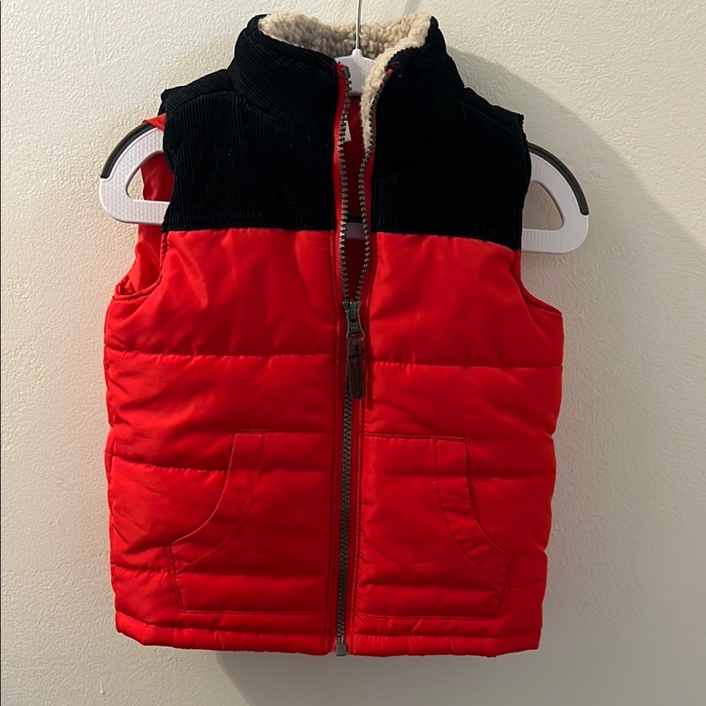 Carter’s Kids Red and Black Vest